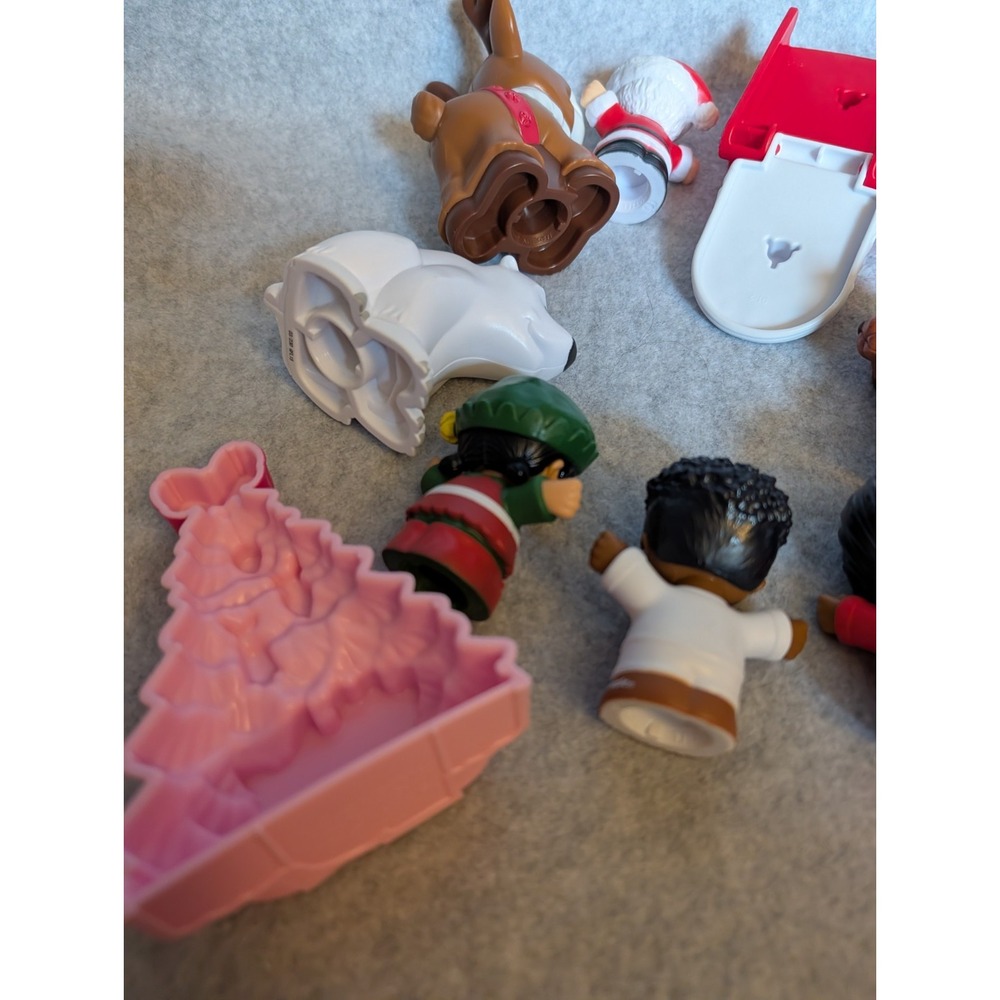 Little People Barbie Advent Calendar Replacement Parts Christmas Santa Reindeer - Picture 14 of 16